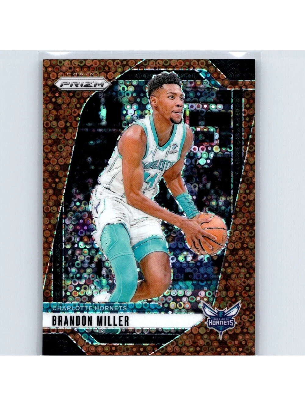 2024-25 Panini Prizm Brandon Miller #109 Fast Break Bronze #/20 Hornets
